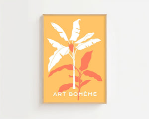 Boheme Palm Glow Plakat - 21 x 29.7 cm (A4) - Nellastore