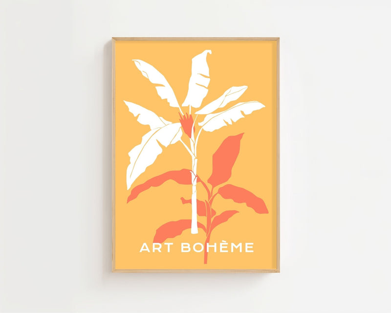 Boheme Palm Glow Plakat - 21 x 29.7 cm (A4) - Nellastore