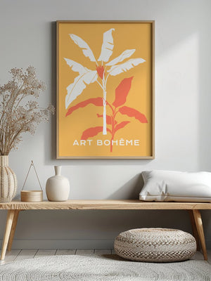 Boheme Palm Glow Plakat - 21 x 29.7 cm (A4) - Nellastore