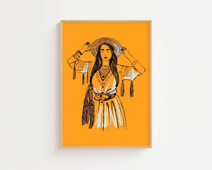 Boho Muse Plakat - 21 x 29.7 cm - Nellastore