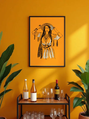 Boho Muse Plakat - 21 x 29.7 cm - Nellastore