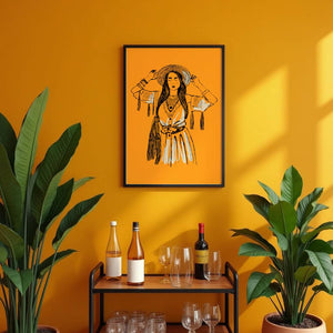 Boho Muse Plakat - 21 x 29.7 cm - Nellastore
