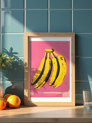Bold Banana Duo Plakat - 21 x 29.7 cm (A4) - Nellastore