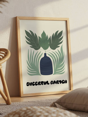 Botanic Vase Plakat - 21 x 29.7 cm - Nellastore