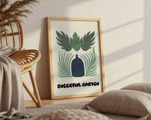 Botanic Vase Plakat - 21 x 29.7 cm - Nellastore