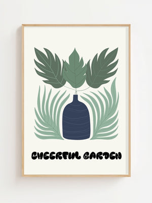 Botanic Vase Plakat - 21 x 29.7 cm - Nellastore