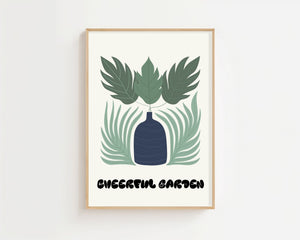 Botanic Vase Plakat - 21 x 29.7 cm - Nellastore