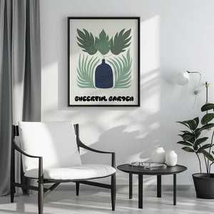 Botanic Vase Plakat - 21 x 29.7 cm - Nellastore
