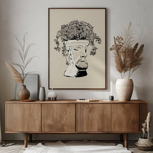 Botanical Bust Plakat - 21 x 29.7 cm - Nellastore