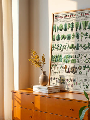 Botanical Chart II Plakat - 21 x 29.7 cm (A4) - Nellastore