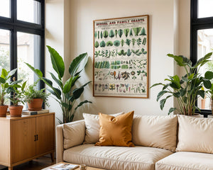 Botanical Chart II Plakat - 21 x 29.7 cm (A4) - Nellastore