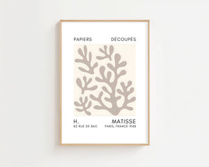Botanical Cutout Plakat - 21 x 29.7 cm (A4) - Nellastore