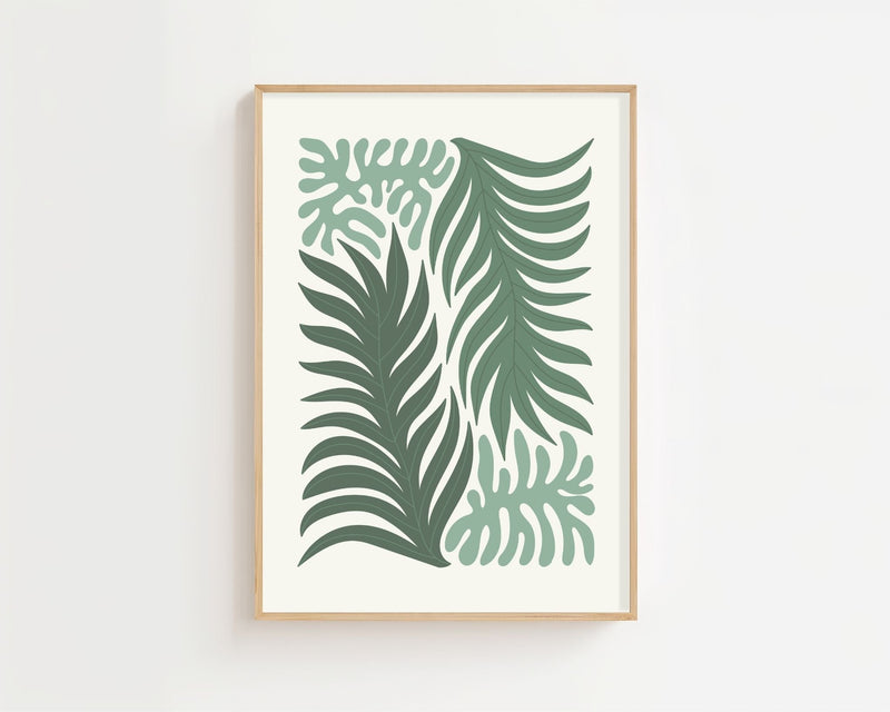 Botanical Kitchen Leaves Plakat - 21 x 29.7 cm - Nellastore