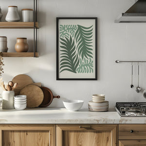 Botanical Kitchen Leaves Plakat - 21 x 29.7 cm - Nellastore