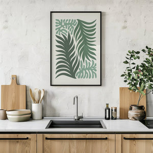 Botanical Kitchen Leaves Plakat - 21 x 29.7 cm - Nellastore