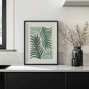 Botanical Kitchen Leaves Plakat - 21 x 29.7 cm - Nellastore
