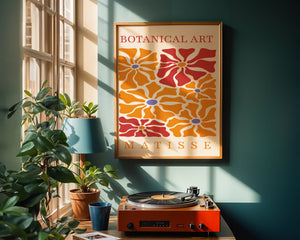 Botanical Mosaic Matisse Plakat - 21 x 29.7 cm - Nellastore