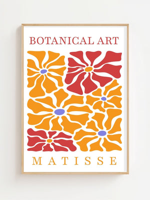 Botanical Mosaic Matisse Plakat - 21 x 29.7 cm - Nellastore