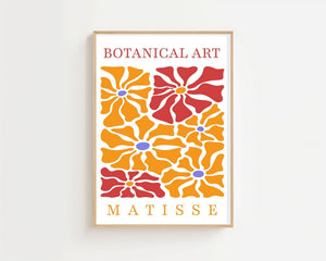 Botanical Mosaic Matisse Plakat - 21 x 29.7 cm - Nellastore