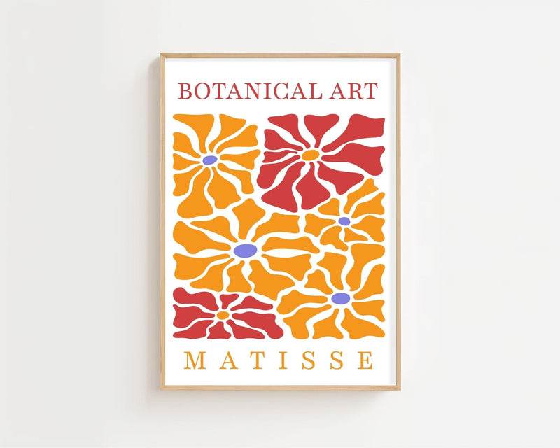 Botanical Mosaic Matisse Plakat - 21 x 29.7 cm - Nellastore