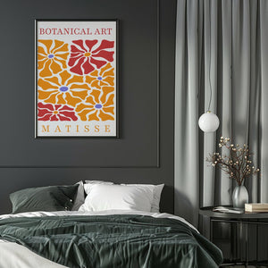 Botanical Mosaic Matisse Plakat - 21 x 29.7 cm - Nellastore