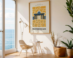 Brandenburg Bloom Plakat - 21 x 29.7 cm - Nellastore
