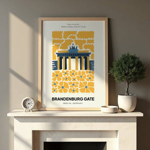 Brandenburg Bloom Plakat - 21 x 29.7 cm - Nellastore