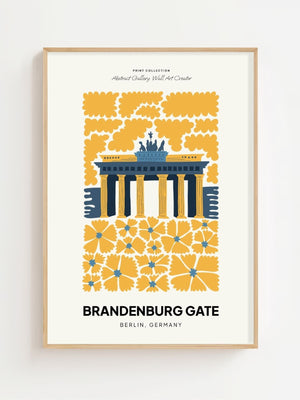 Brandenburg Bloom Plakat - 21 x 29.7 cm - Nellastore