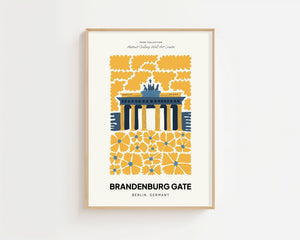 Brandenburg Bloom Plakat - 21 x 29.7 cm - Nellastore