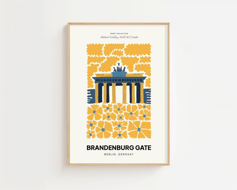 Brandenburg Bloom Plakat - 21 x 29.7 cm - Nellastore