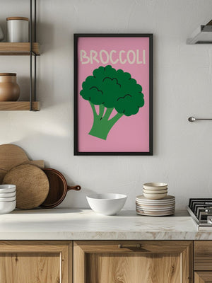 Broccoli Pop Plakat - 21 x 29.7 cm - Nellastore