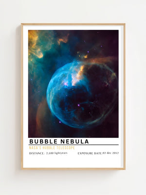 Bubble Nebula Plakat - 21 x 29.7 cm (A4) - Nellastore
