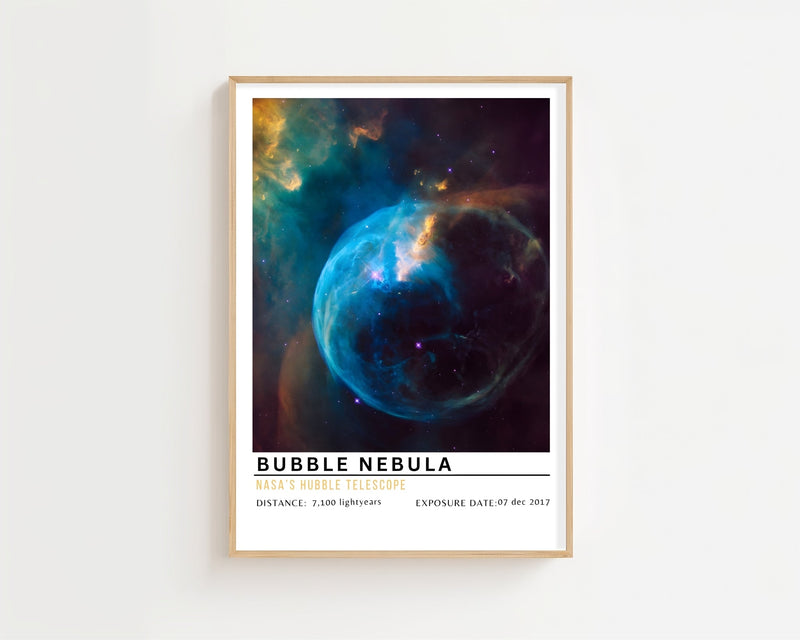 Bubble Nebula Plakat - 21 x 29.7 cm (A4) - Nellastore