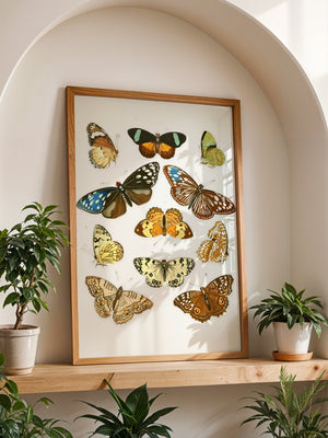 Butterfly Collection III Plakat - 21 x 29.7 cm (A4) - Nellastore