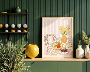 Candlelight Dinner Scene Plakat - 21 x 29.7 cm - Nellastore