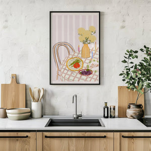 Candlelight Dinner Scene Plakat - 21 x 29.7 cm - Nellastore