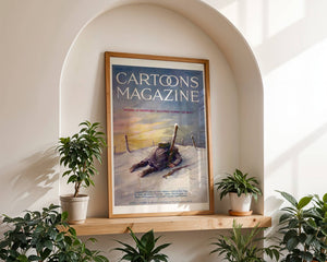 Cartoons Magazine Plakat - 21 x 29.7 cm (A4) - Nellastore