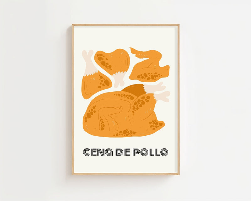 Cena de Pollo Plakat - 21 x 29.7 cm - Nellastore