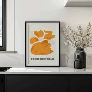 Cena de Pollo Plakat - 21 x 29.7 cm - Nellastore