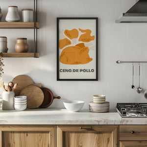 Cena de Pollo Plakat - 21 x 29.7 cm - Nellastore