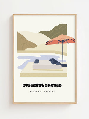 Cheerful Retreat Plakat - 21 x 29.7 cm - Nellastore