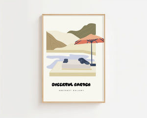 Cheerful Retreat Plakat - 21 x 29.7 cm - Nellastore