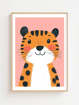 Cheetah Portrait Plakat - 21 x 29.7 cm (A4) - Nellastore