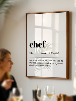 Chef Plakat - 21 x 29.7 cm (A4) - Nellastore