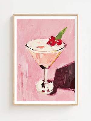 Cherry Daiquiri Plakat - 21 x 29.7 cm (A4) - Nellastore