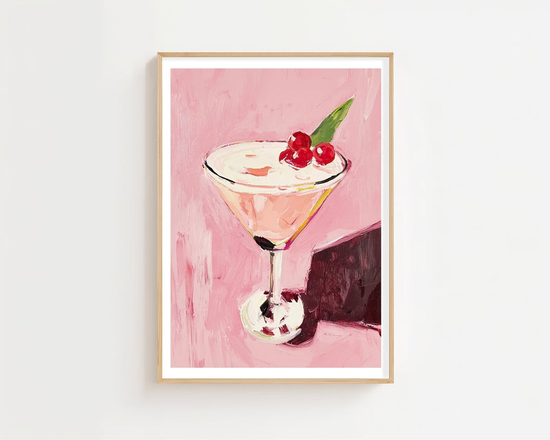 Cherry Daiquiri Plakat - 21 x 29.7 cm (A4) - Nellastore