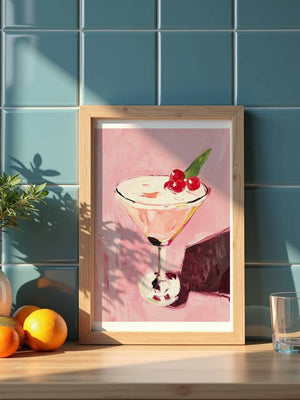 Cherry Daiquiri Plakat - 21 x 29.7 cm (A4) - Nellastore