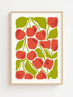 Cherry Garden Kitchen Plakat - 21 x 29.7 cm - Nellastore