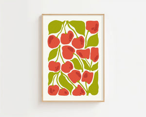 Cherry Garden Kitchen Plakat - 21 x 29.7 cm - Nellastore