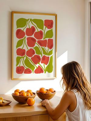 Cherry Garden Kitchen Plakat - 21 x 29.7 cm - Nellastore